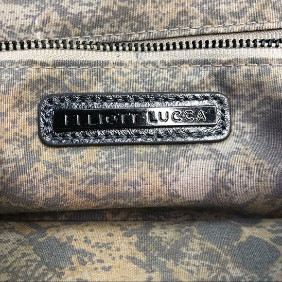 ELLIOTT LUCCA LEATHER CLUTCH BAG - Picture 4 of 4